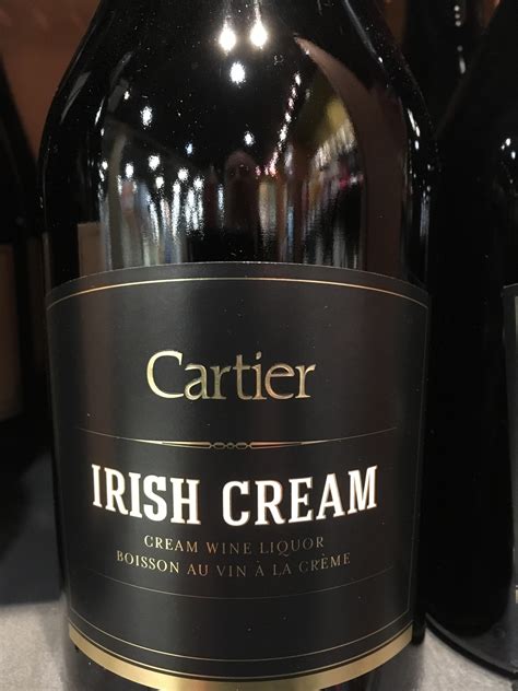 cartier irish cream type book